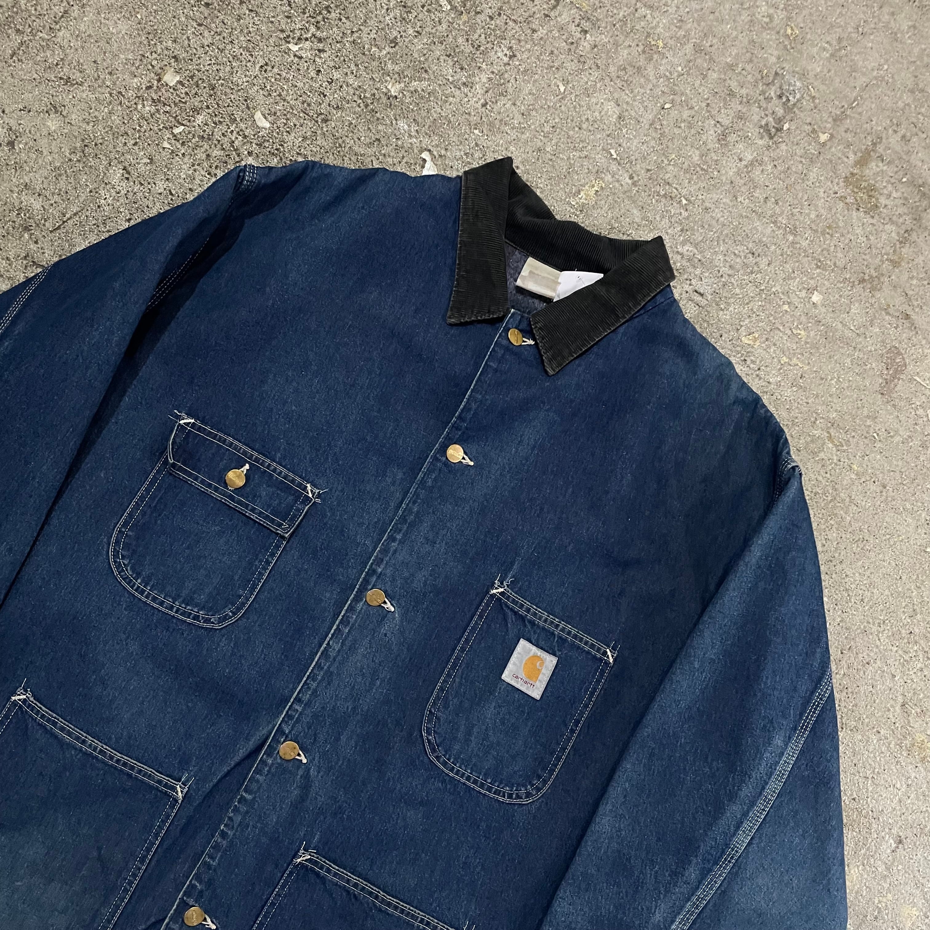 80s〜 Carhartt denim michigan chore coat【仙台店】 | What