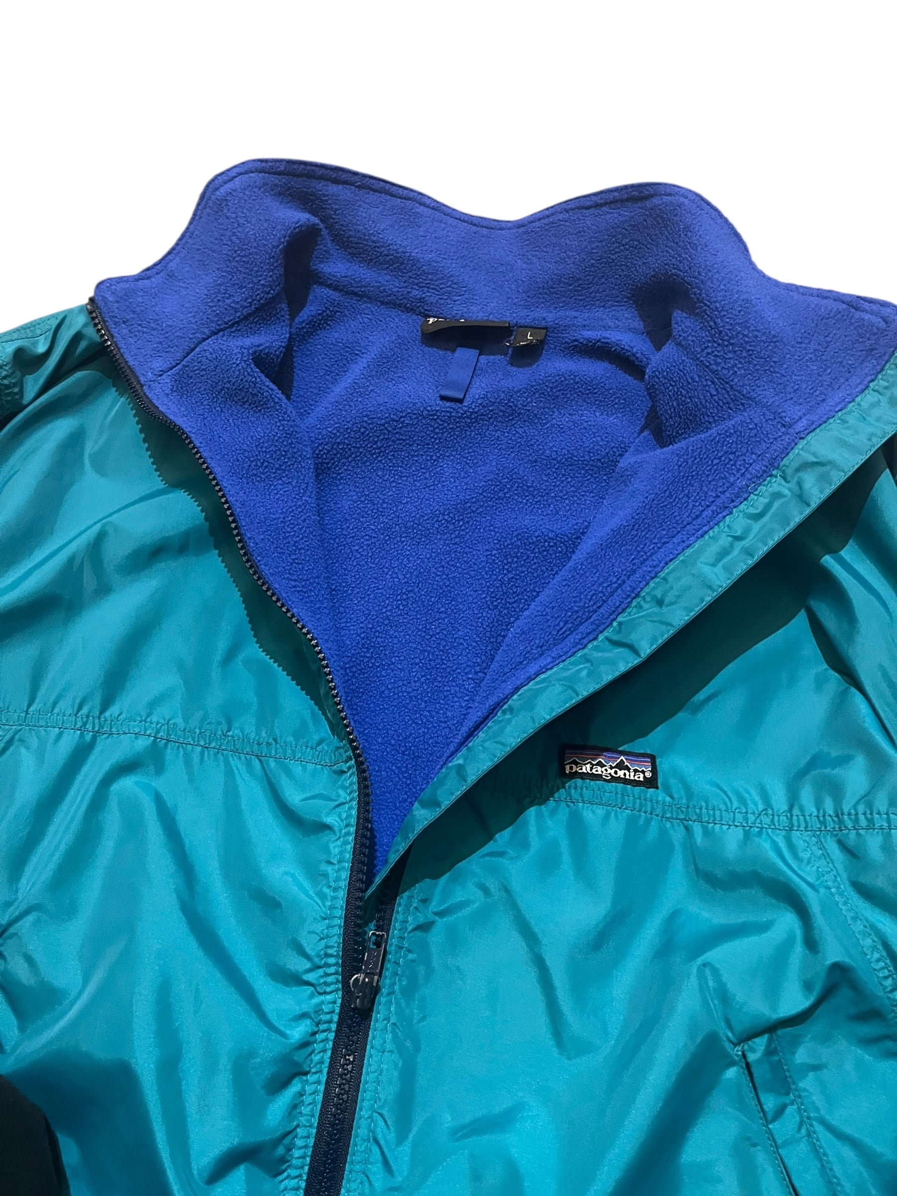 90s S0 Patagonia Shelled Capilene Jacket Made in U.S.A. Emerald