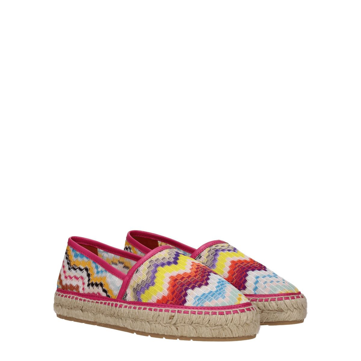 【新品】MISSONI ミッソーニ レディース エスパドリーユ ファブリック マルチカラー AC23SY02BR00JISM8LL