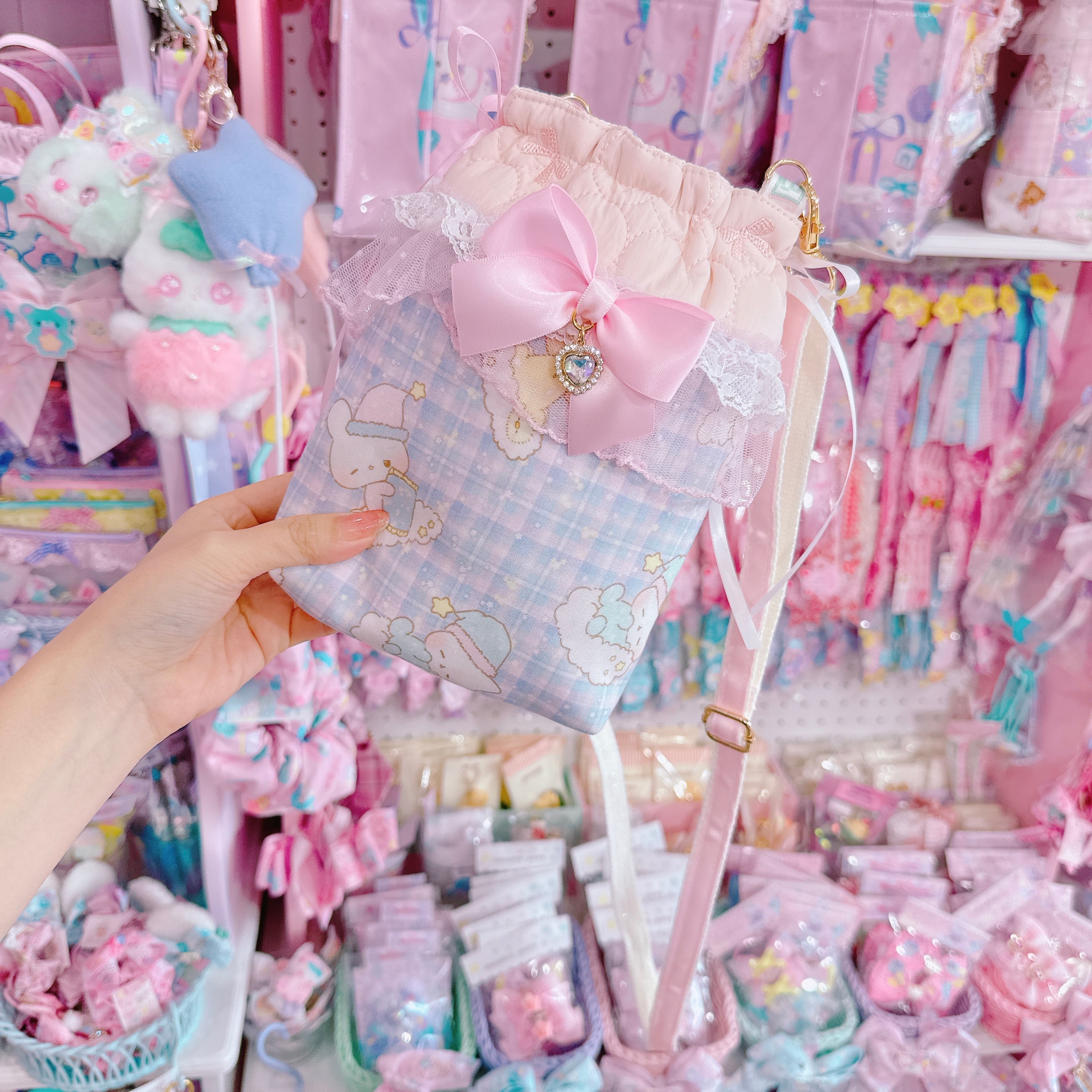 【E3】103-9外ポケット付きミニショルダーバッグ