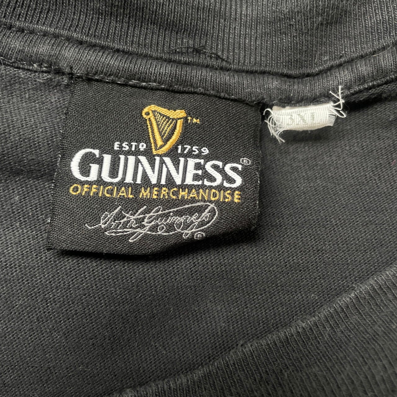 00年代 GUINNESS ギネスビール 企業ロゴ アドバタイジング プリントT