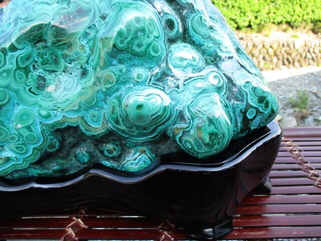 和名孔雀石 【送料無料】【高品質】コンゴ産特大クリソコラマラカイト16.7kg