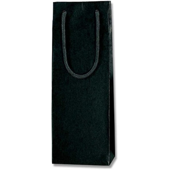 手提紙袋 中瓶1本入(黒)