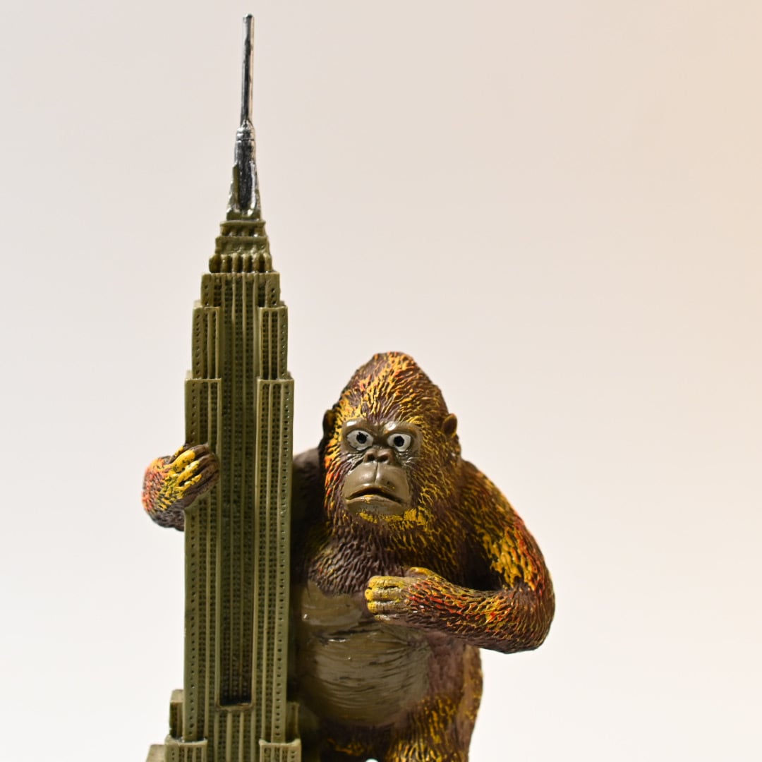 Vintage King Kong and Empire State Building Figurine#1 | Button
