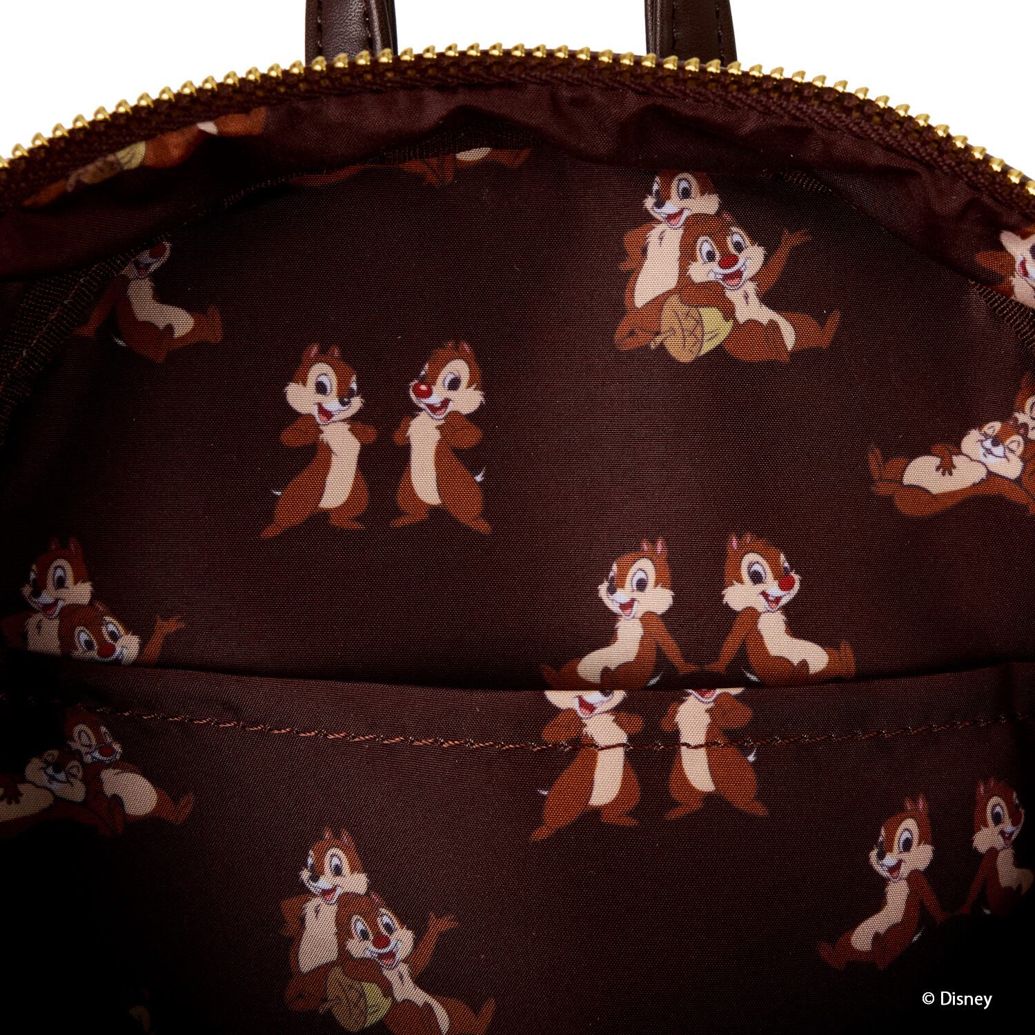 LF DISNEY CHIP AND DALE QUILTED MINI BACKPACK_WDBK3994