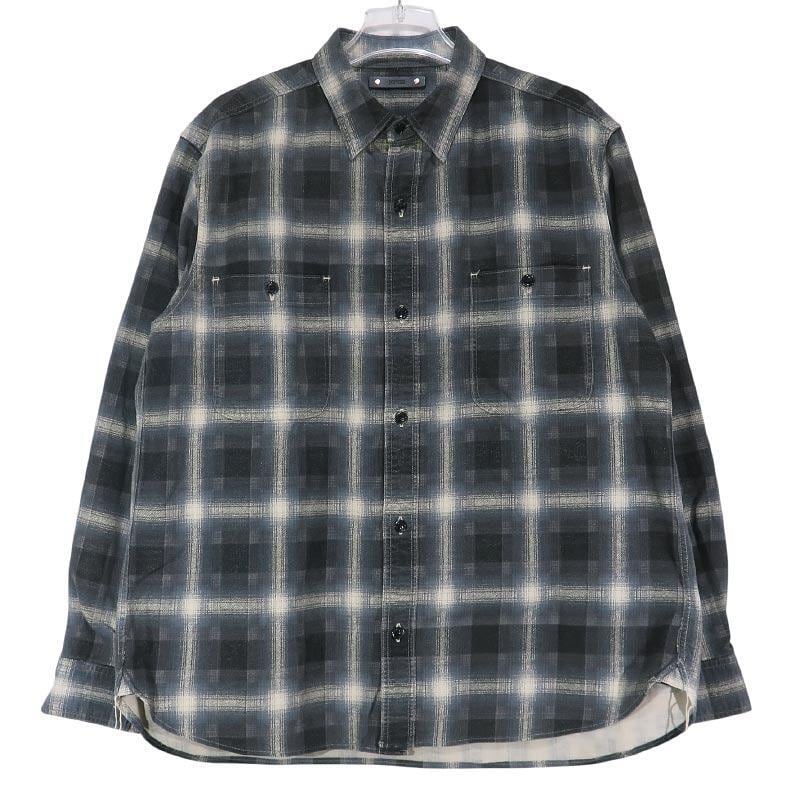 メンズ ROTOL シャツ 3 チェックリネン100