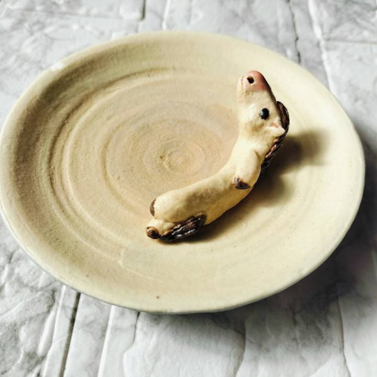 ボクだってお皿に乗りたい！がんばるお馬ちゃんの小皿3