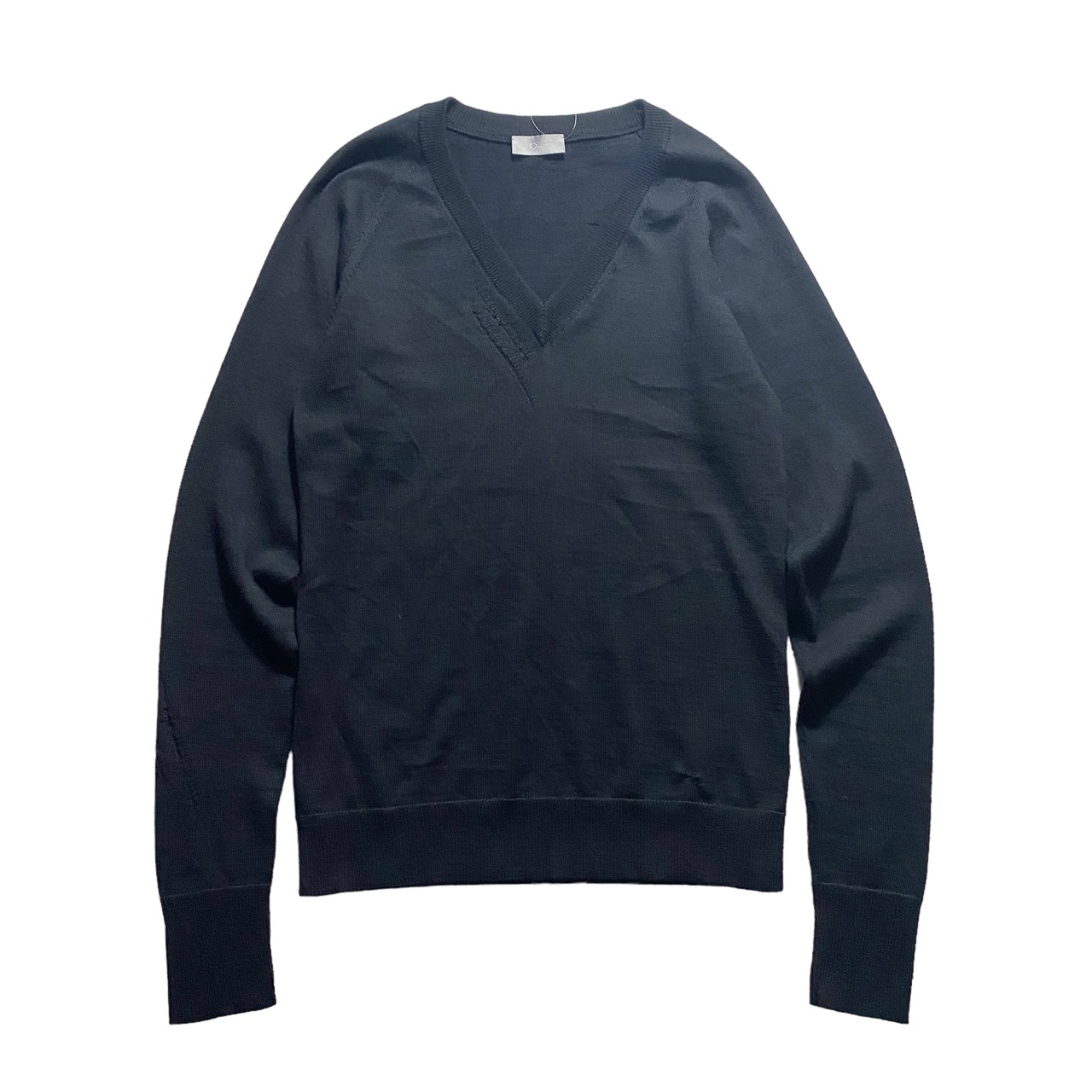 2005AW DIOR HOMME by Hedi Slimane V-neck broken sweater