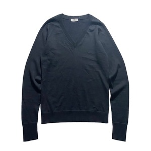 2005AW DIOR HOMME by Hedi Slimane V-neck broken sweater