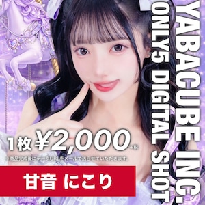 【5枚限定】甘音 にこり 5枚限定メッセージ落書き写真データ【¥2,200】