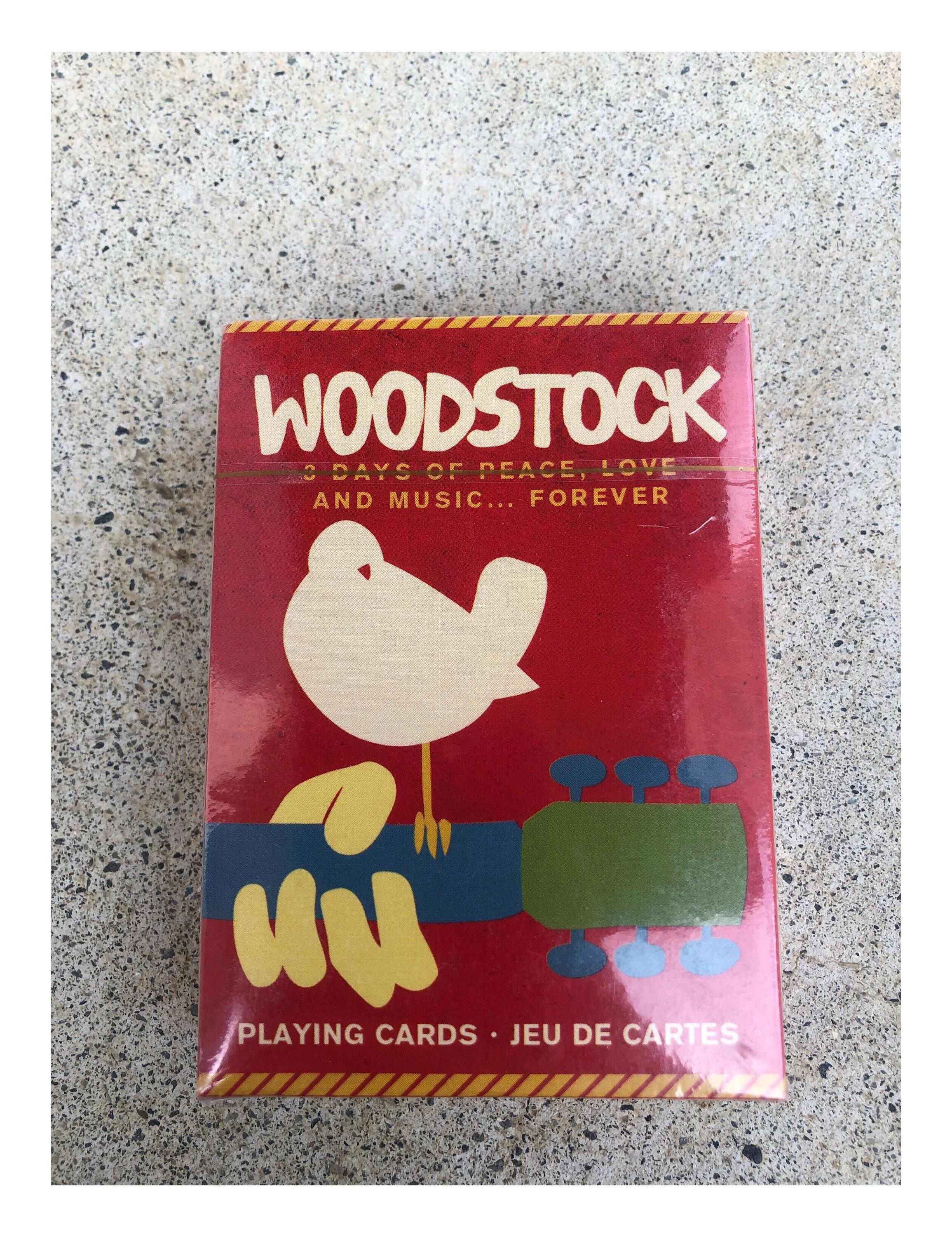 WOOD STOCK   playing card 