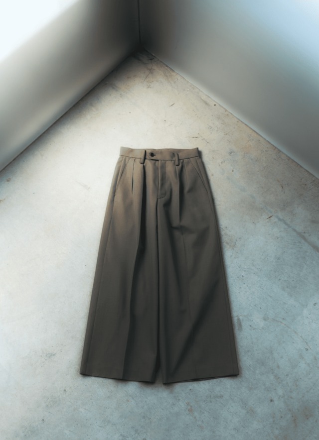 LAUM WIDE LEG TROUSER - Iridescent Plum
