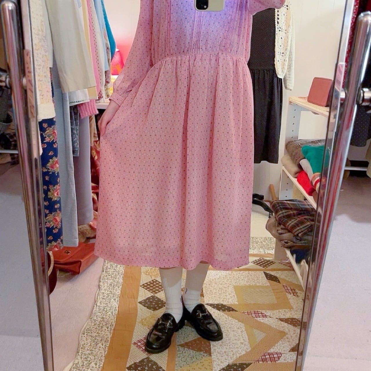 pink provencal floral one-piece