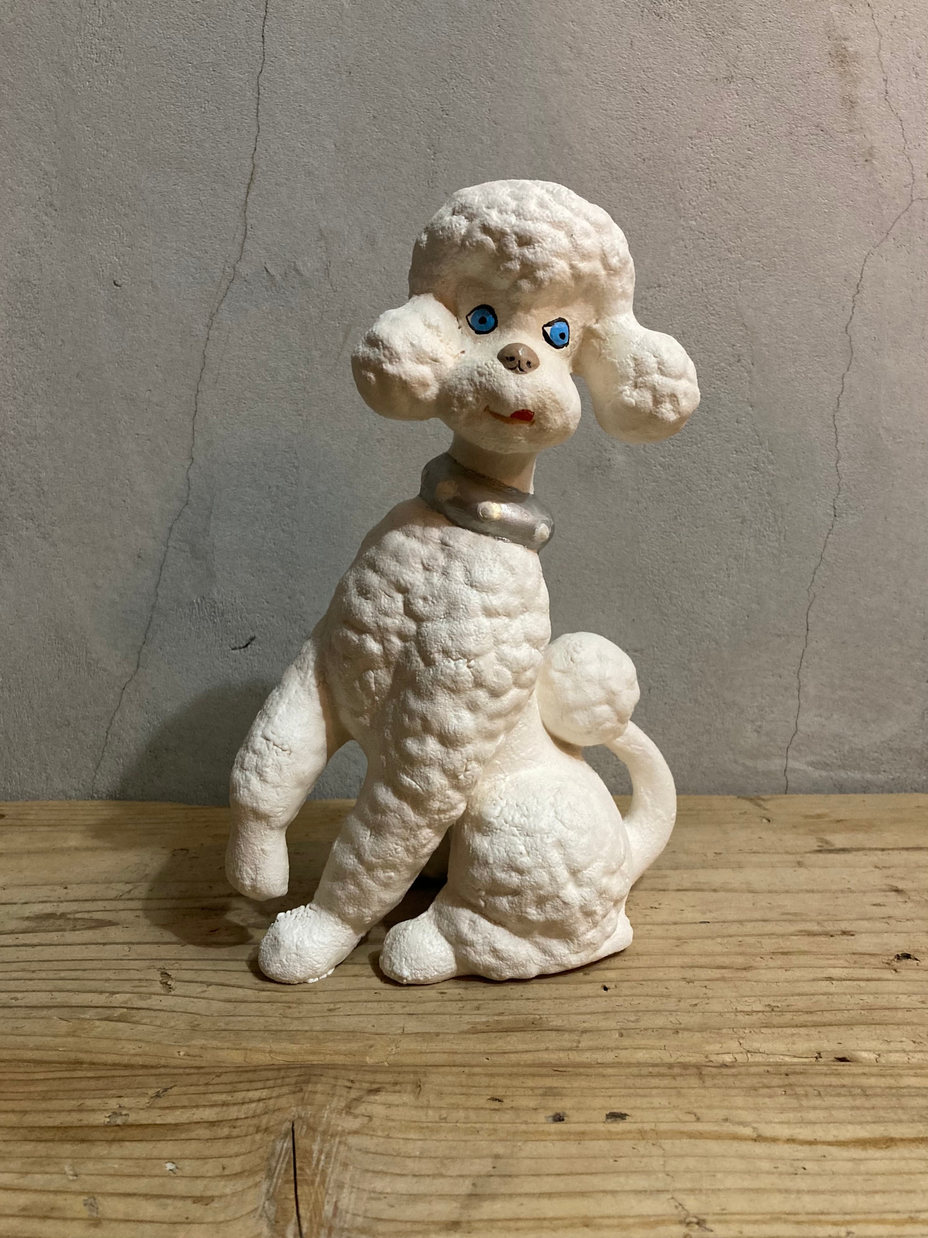 MIDCENTURY VINTAGE POODLE (beady antiques)