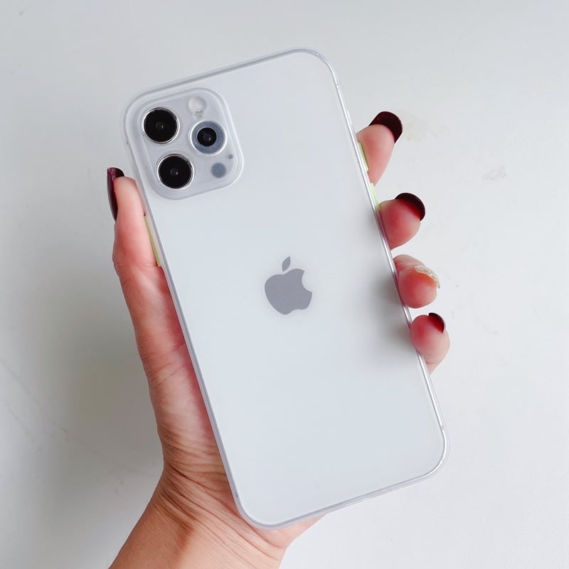 再販】5色から選べる◎半透明 シンプル クリアケース iPhone14