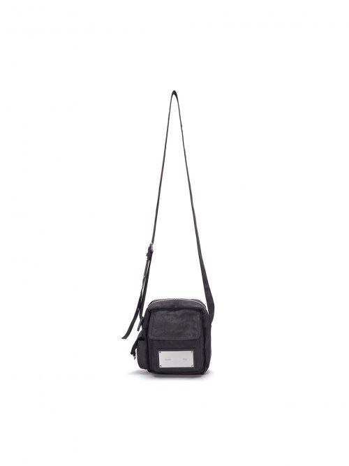 MATIN KIM] CARGO CROSS MINI BAG IN CHARCOAL | もごつ