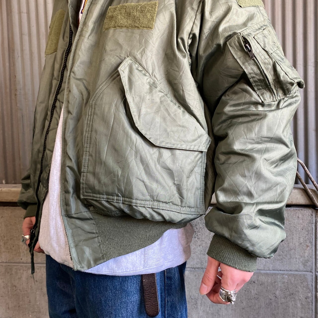 03年納品 USAF 米軍実品 CWU 45/P ミリタリー フライトジャケット X