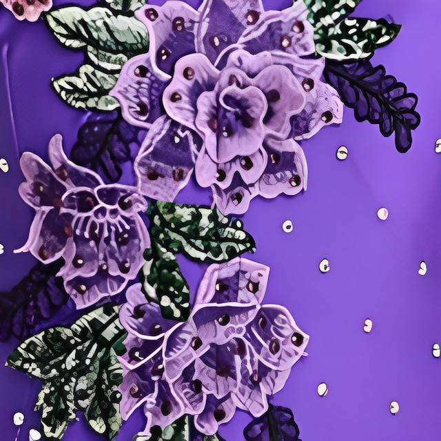 エレガンス・フラワーモチーフ ボールルームドレス ds0243