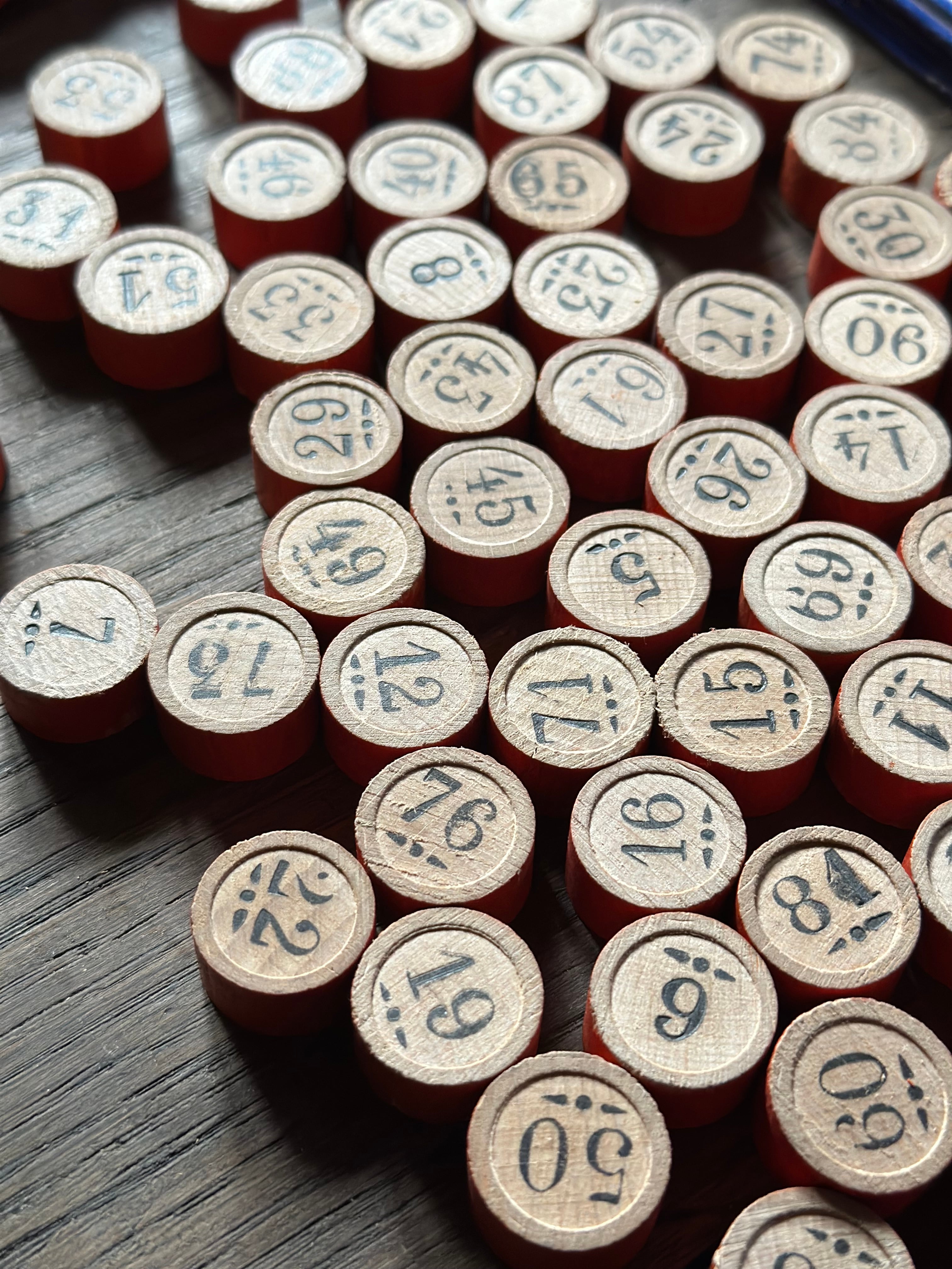 アンティーク　フランス　LOTO ビンゴ French Antique Loto Game - Original Box, Loto Cards and Numbers - Etsy