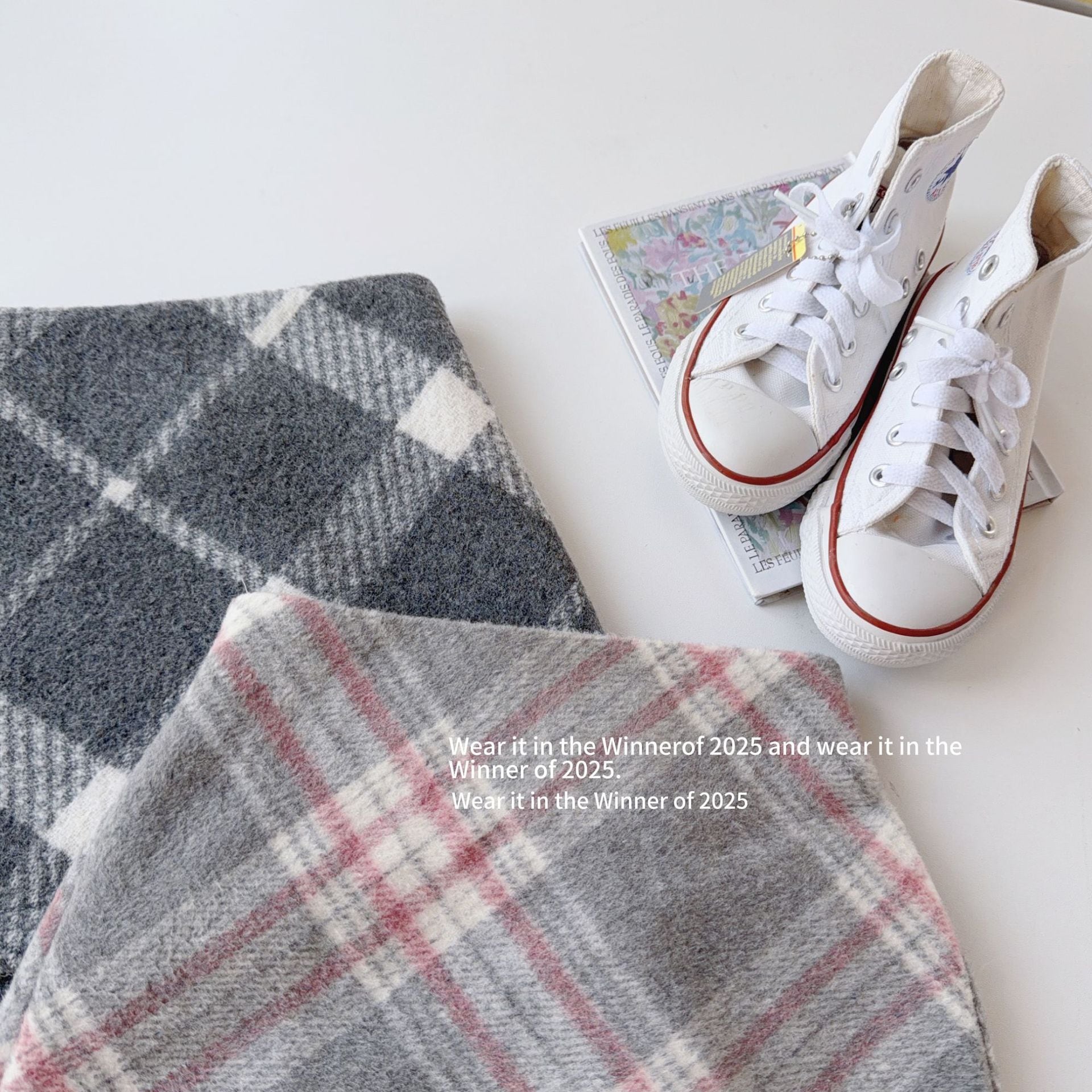 バイアスチェックミニスカート