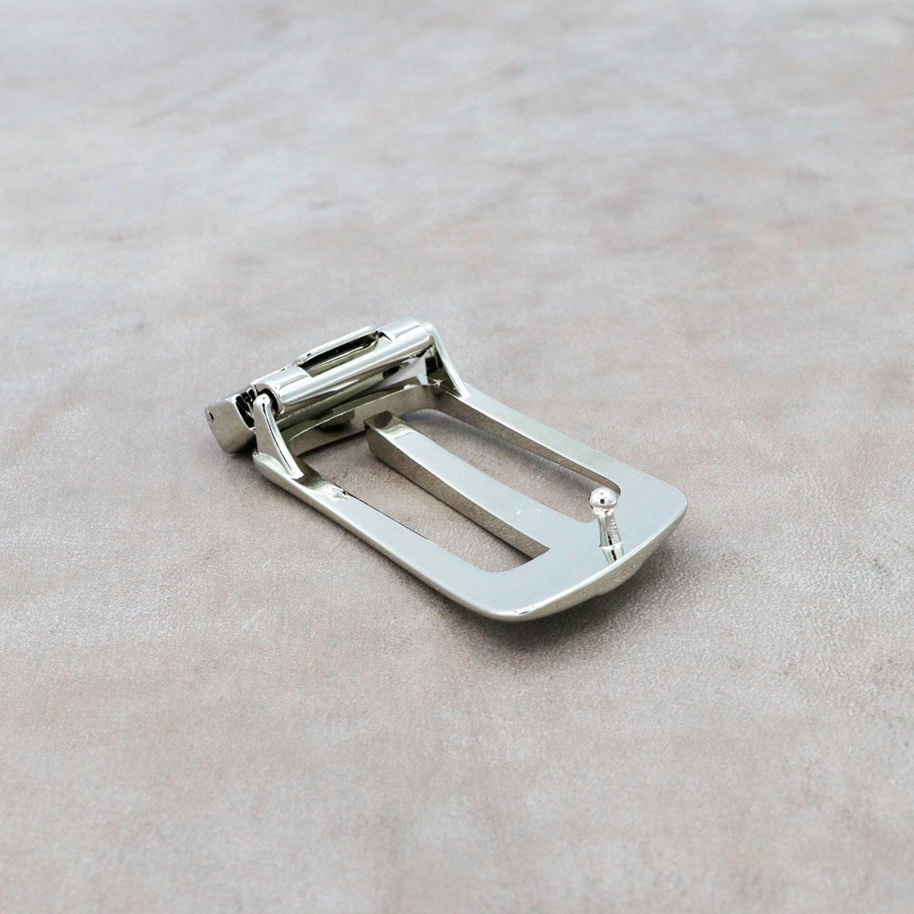 IM2504】イタリア製 バックル 30mm 幅 カジュアルベルト用 オメガ式