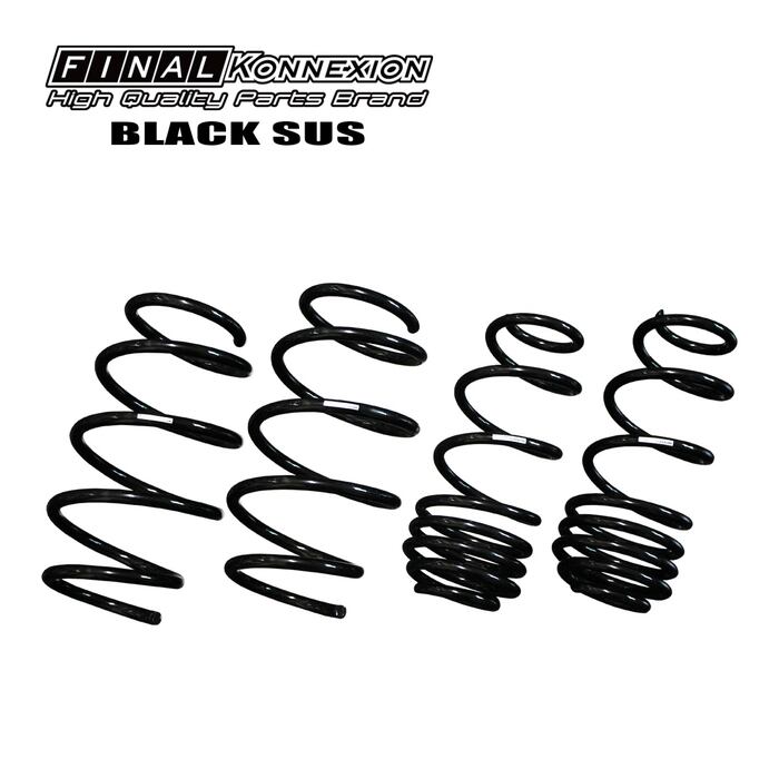 BLACK SUS】 ローダウン スプリングキット HONDA JE1 ゼスト/ゼスト