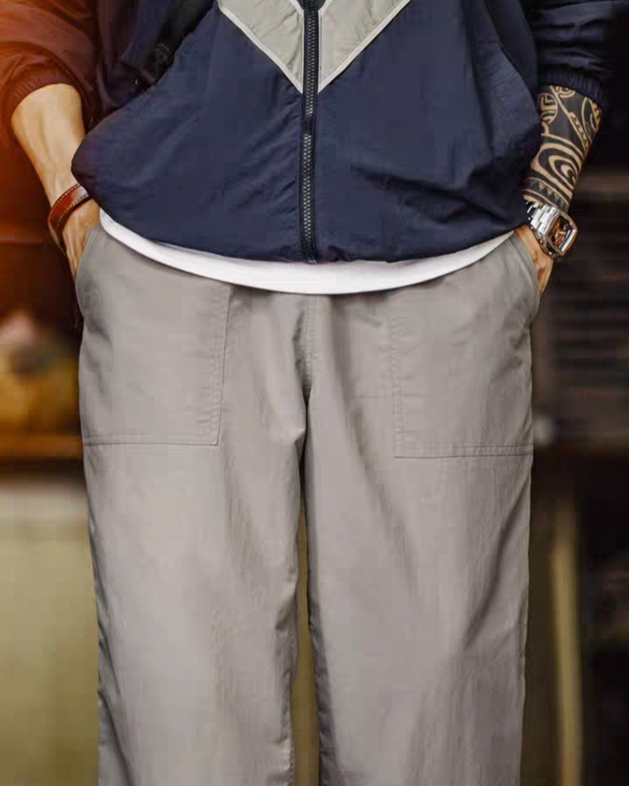 Casual Waterproof Drawstring Pants  K0248