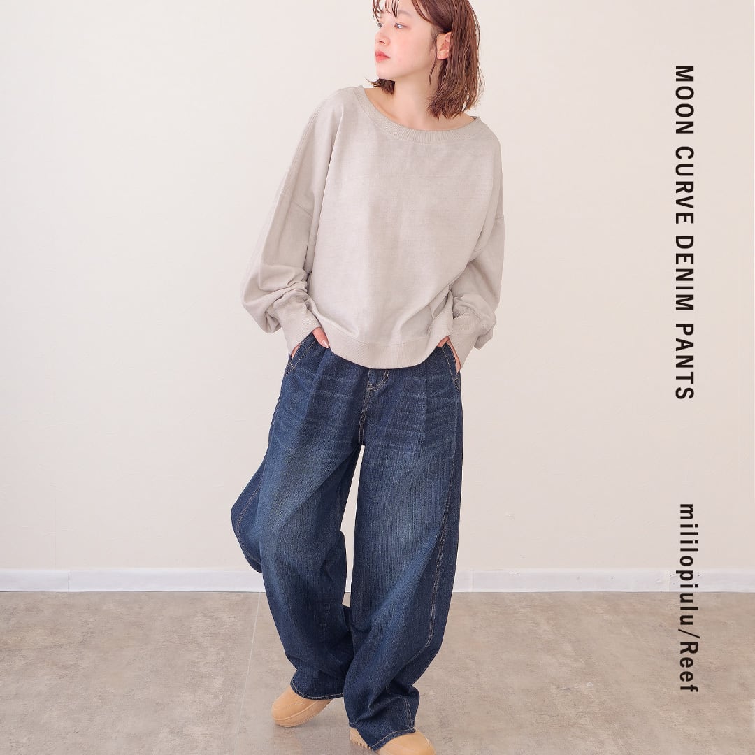 ムーンカーブデニムパンツ】 YT-225942 Brand：ミリロピュール | Reef