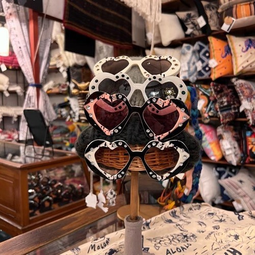 TOPANGA Accessory　ハートデザインサングラス　全4色　ブラック　ブラウン　ピンク　グリーン