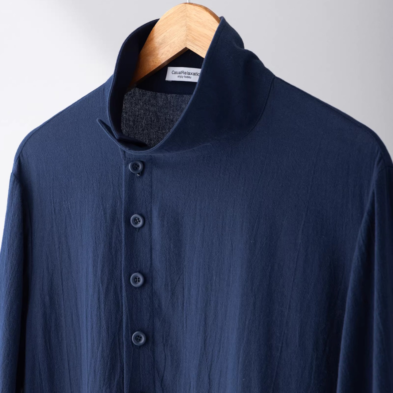 ベルト付き マキシ丈 長袖 シャツワンピース 00130・画像8