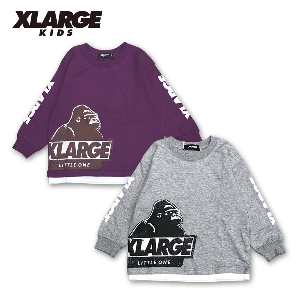 X-LARGE Tシャツ　パープル