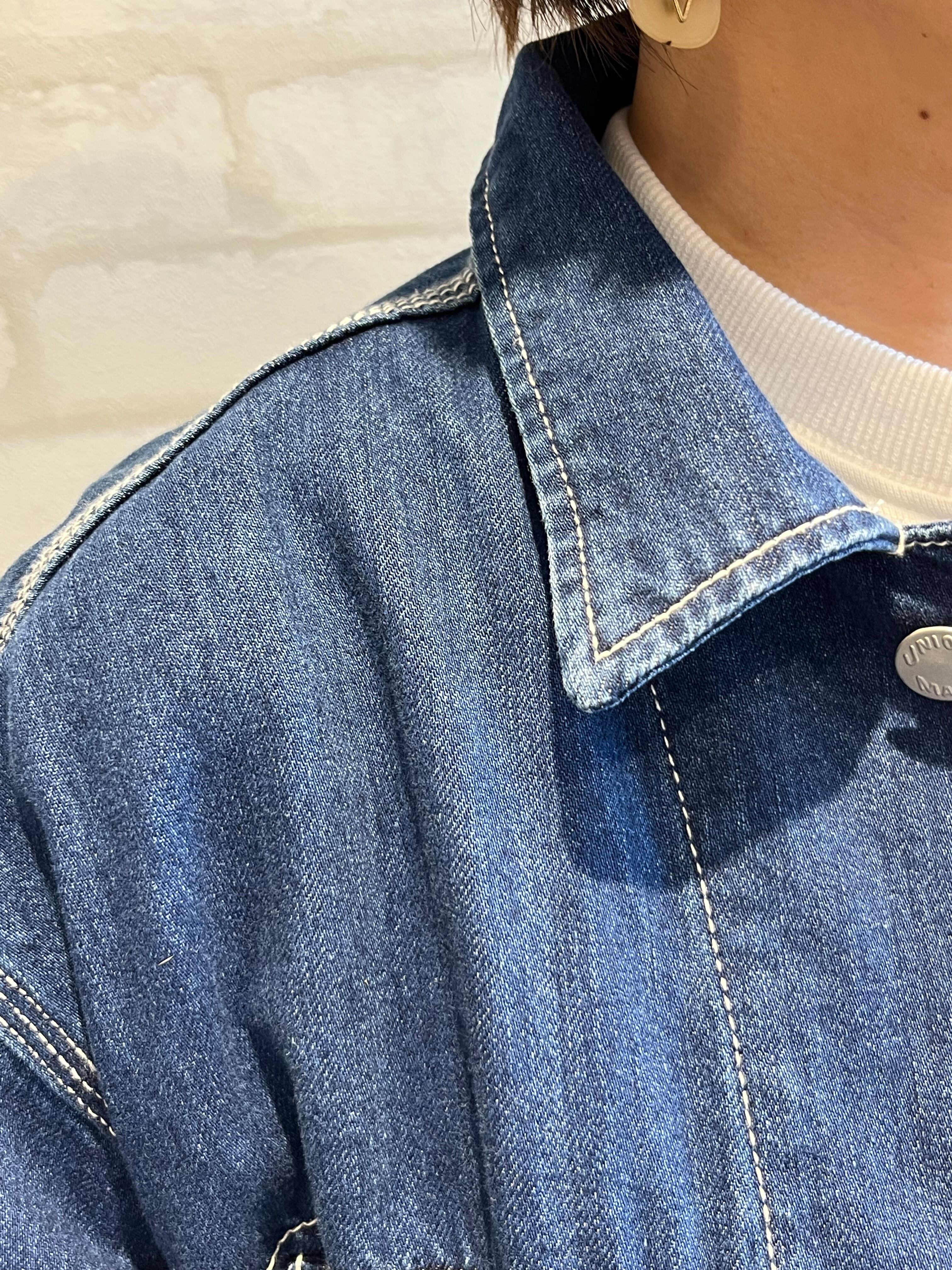 LE MÉLANGE/8513801/デニムカバーオール(インディゴ) | QREEQ