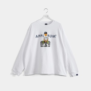 【APPLEBUM】アップルバム "Newyork Yankees Boy" L/S T-shirt (WHITE) ロングスリーブTシャツ