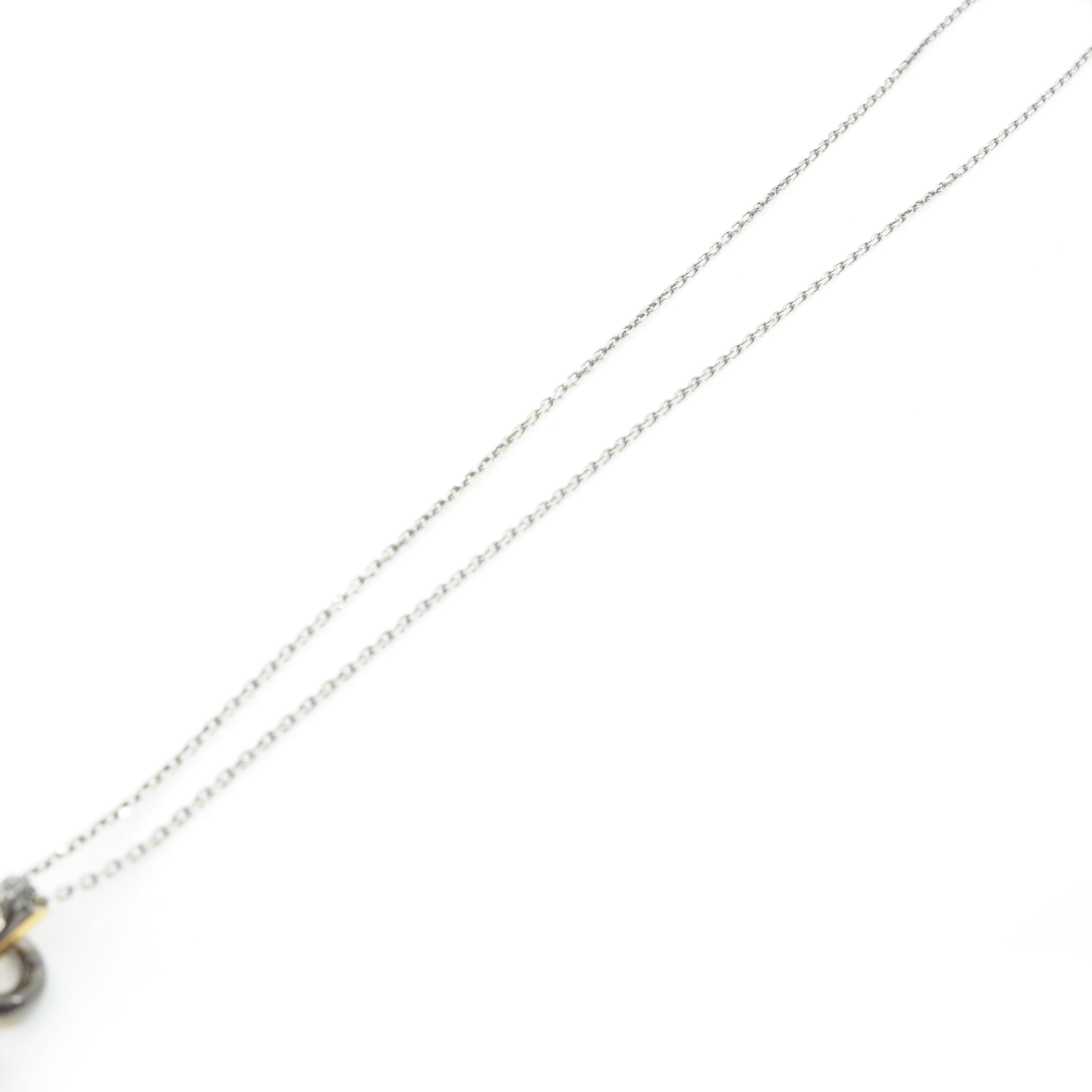 gunda<ガンダ>STEALTH CROSS NECKLACE/Black&Gold [ステルスクロス