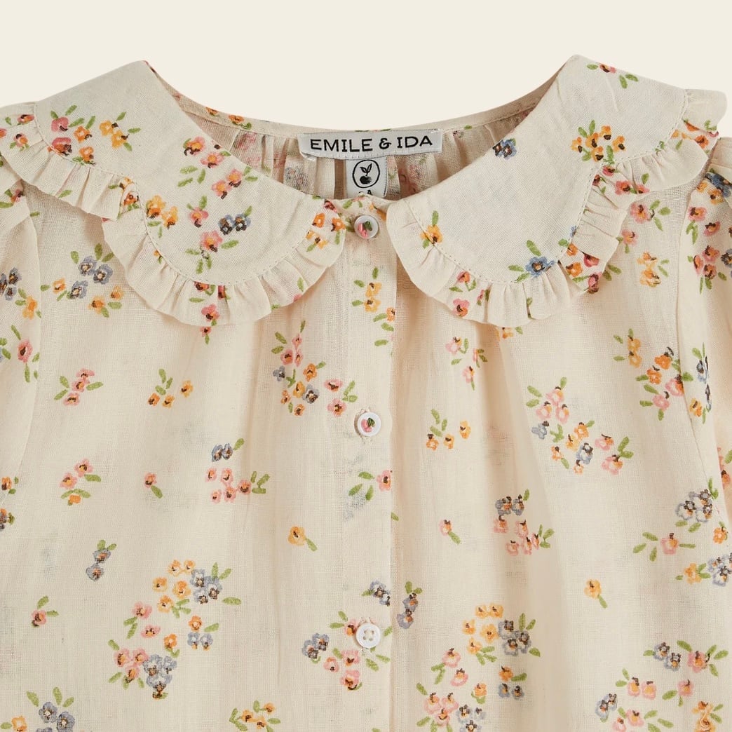 emile et ida/ACHILLEA FLOWERS BLOUSE | こどもふく &/warm