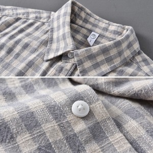 【M-3XL】Fine Check Short Sleeve Shirt / ファイン チェック 半袖 シャツ