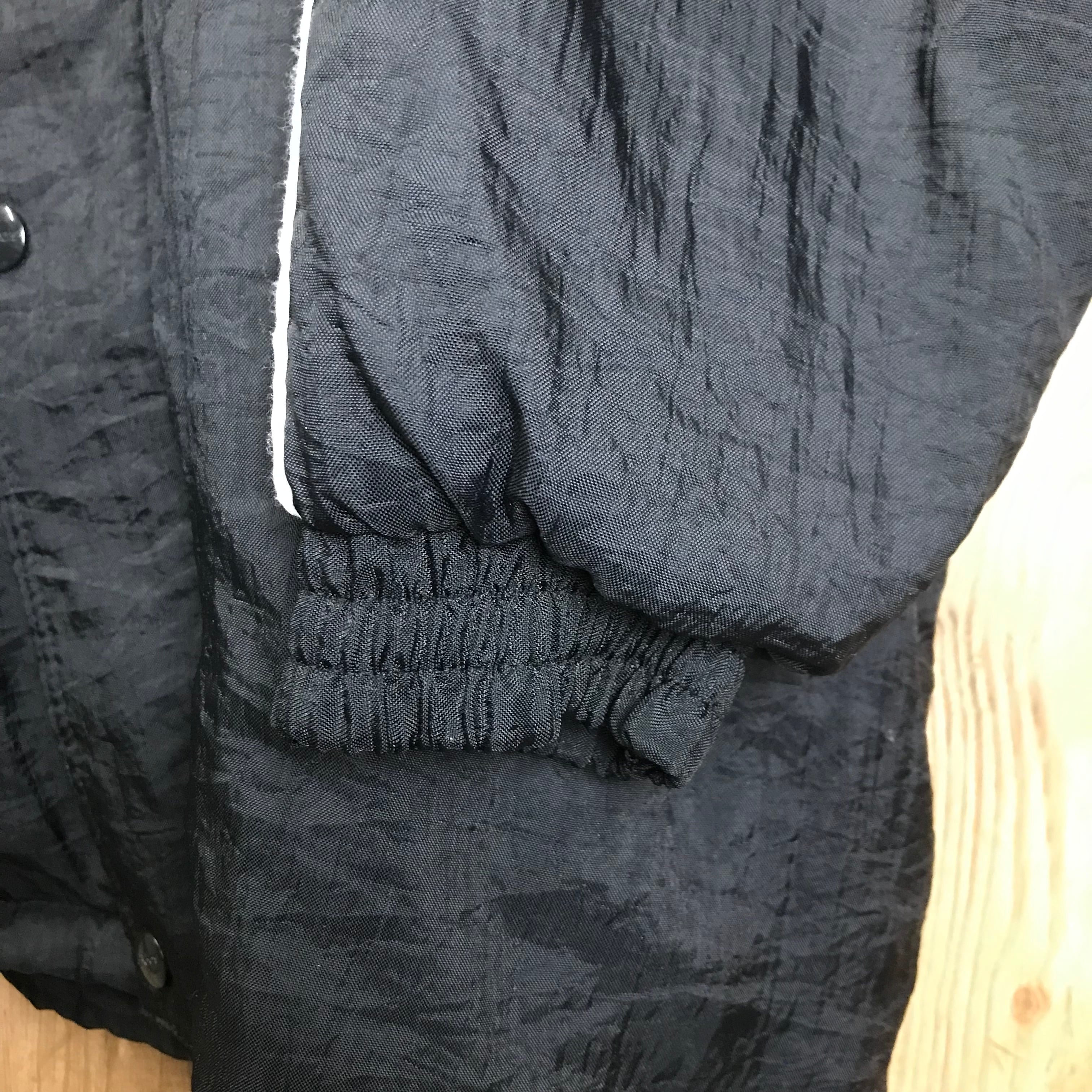 ☆90s VINTAGE adidas 中綿入り ナイロン コーチジャケット フード