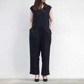 SINME Vネックオールインワン キナリ