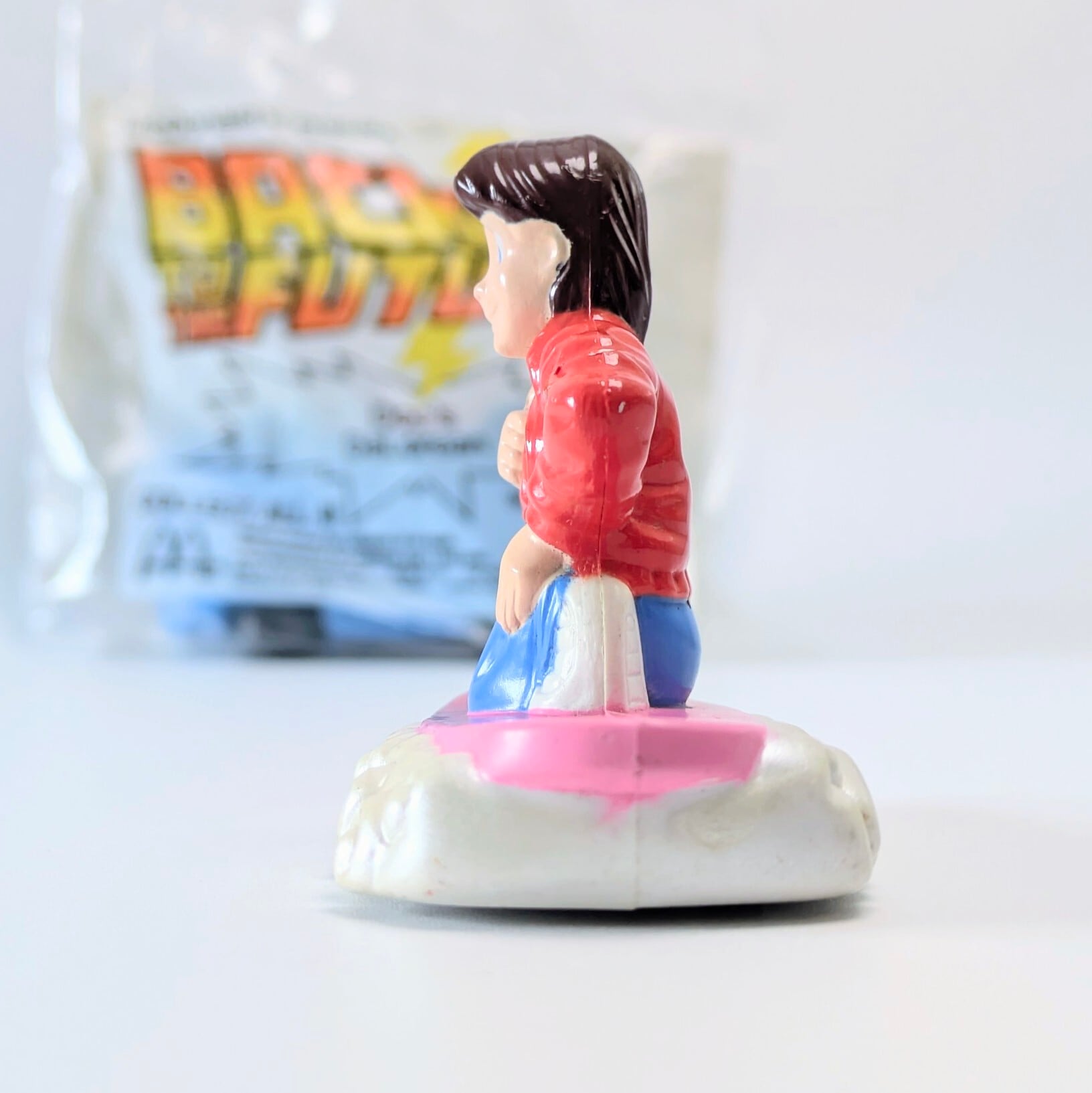 ☆ VINTAGE 1991 ☆【 McDonald's  ( マクドナルド ) 】1991年マクドナルドミールトイ『 バック・トゥ・ザ・フューチャーアニメシリーズ』ドク&マーティ2体セット / ハッピーミール 〚アメリカン雑貨 アメトイ〛