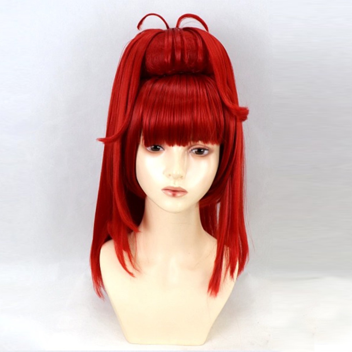コスプレ耐熱ウィッグ オーダー キャラクター造形ウィッグ レッドお 