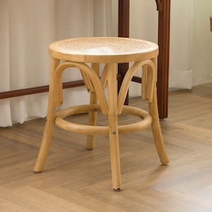 rattan stool 2colors / ラタン スツール チェア 椅子 原木 韓国 北欧 インテリア 雑貨