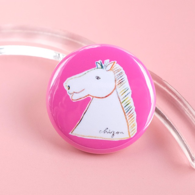 【CHIQON】ROUND 缶バッチ「チェス」