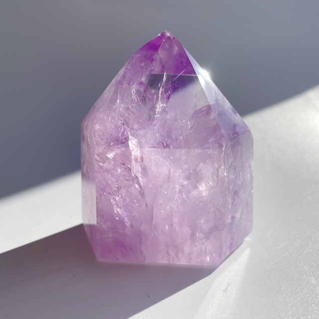 ♡虹入り♡ブラジル産 アメジストタワー24◇ Amethyst tower ◇天然石・パワーストーン・鉱石