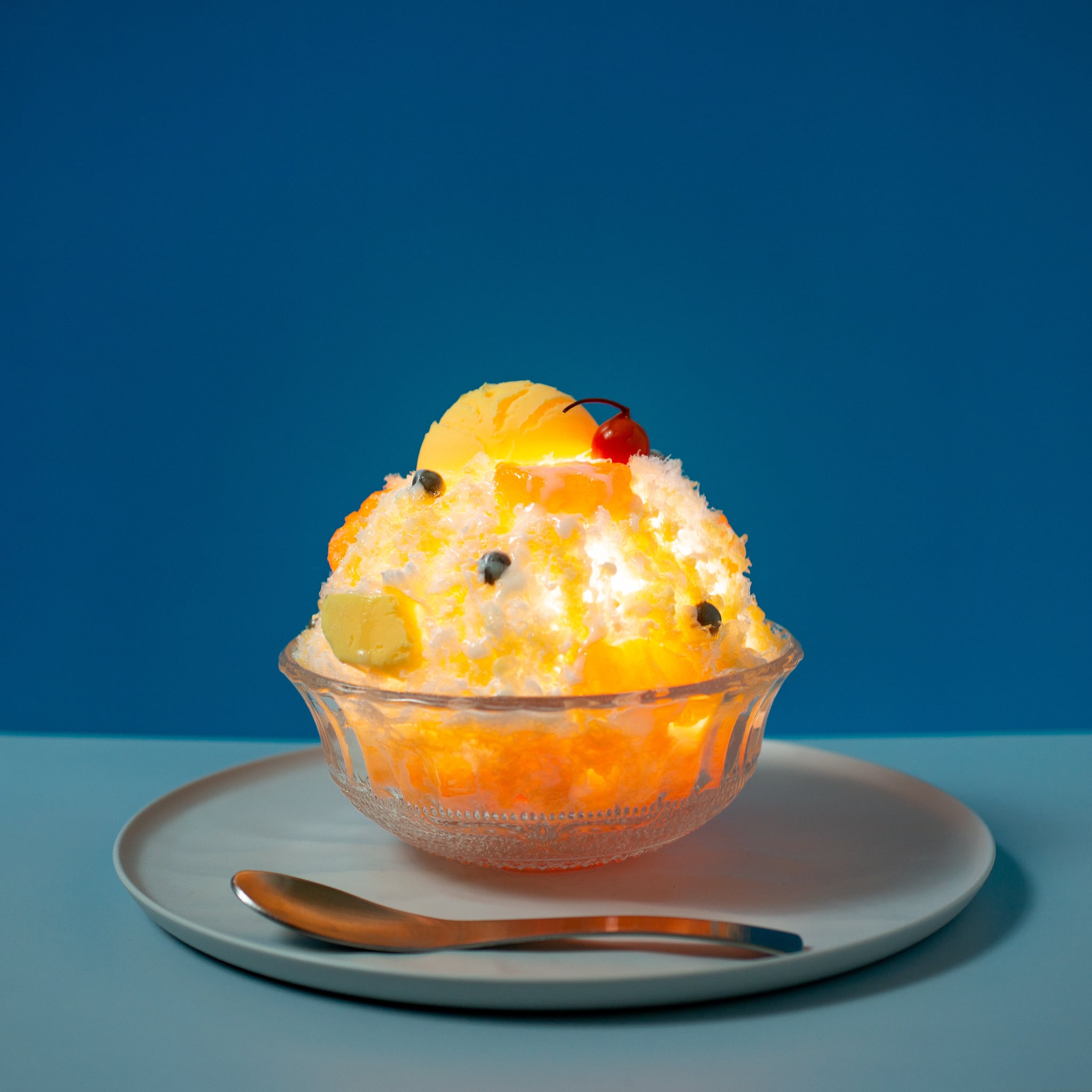 かき氷ランプシェード( マンゴー×練乳味 ) | kanapei LAB.