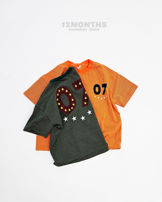 【取寄】12months｜jelly tee｜ゼリーT｜7-adult｜kids&jr&adult｜26 summer