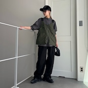 2wayフィッシングベストbag/カーキ