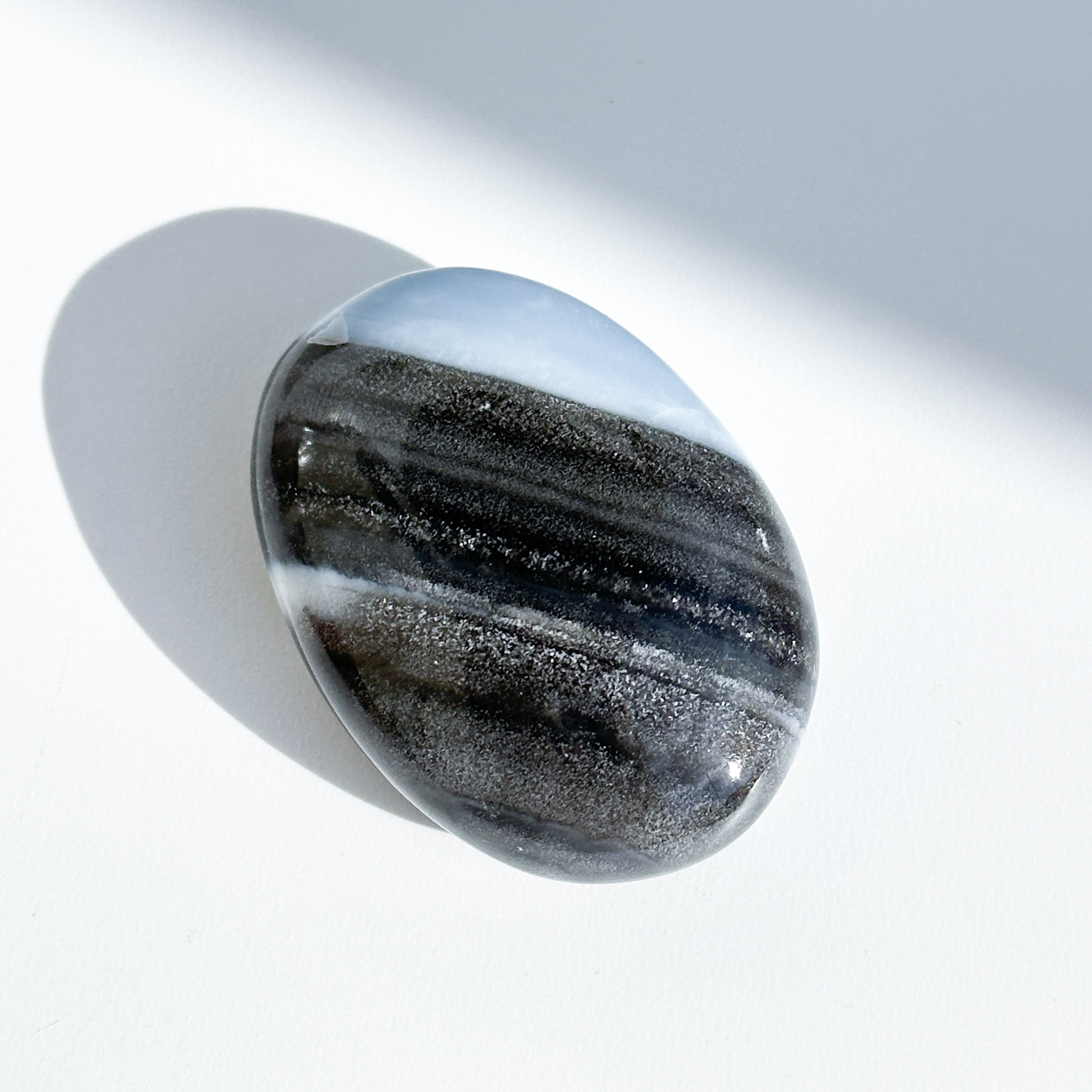 ブルーオパール パーム71◇ Blue Opal ◇ 天然石・鉱物