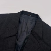 DAKS ダックス ヘリンボーン風 テーラードジャケット 94AB4/ダークグレー系 メンズ
