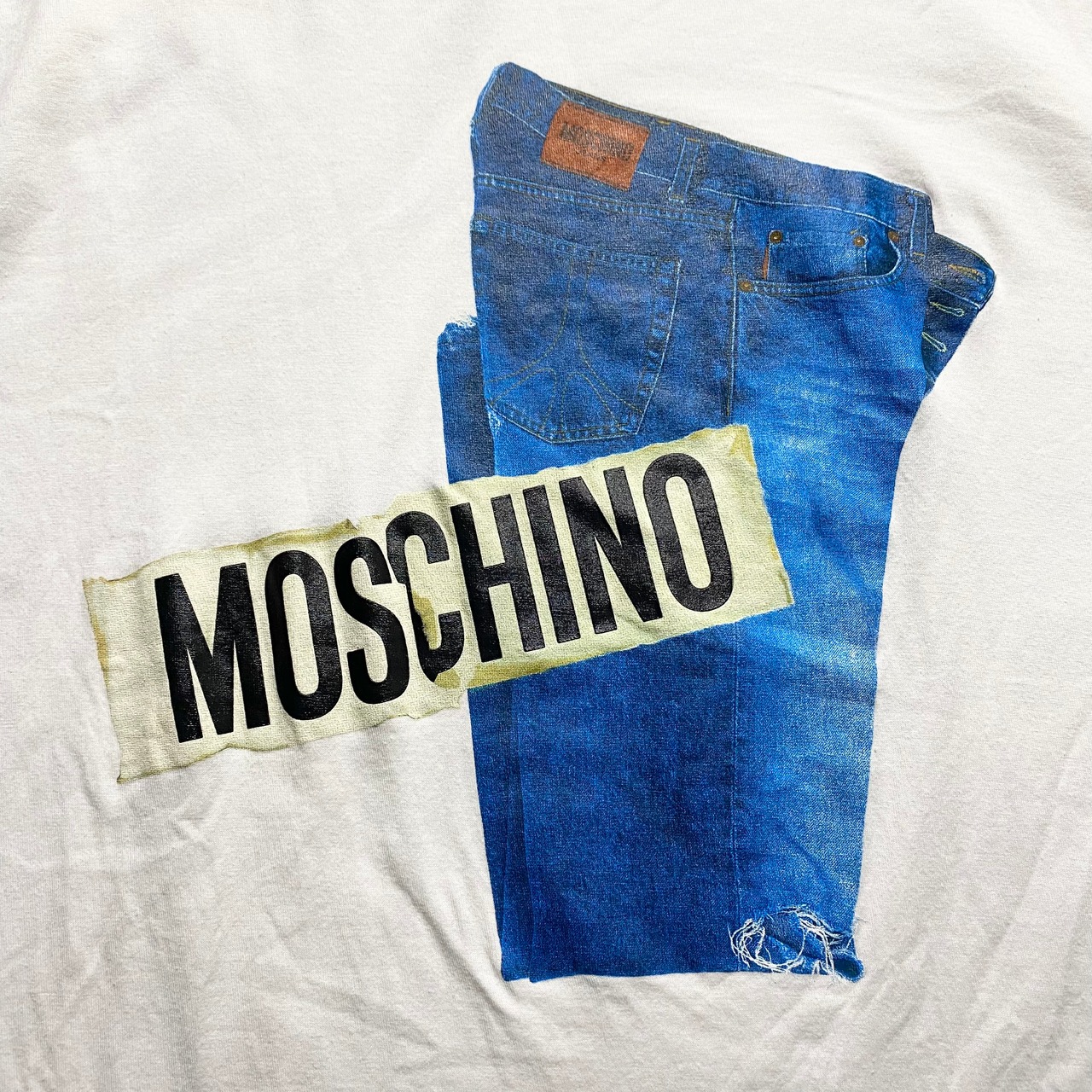 vintage MOSCHINO JEANS print tee