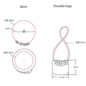 Vsb-40003 Cotton beret bag set